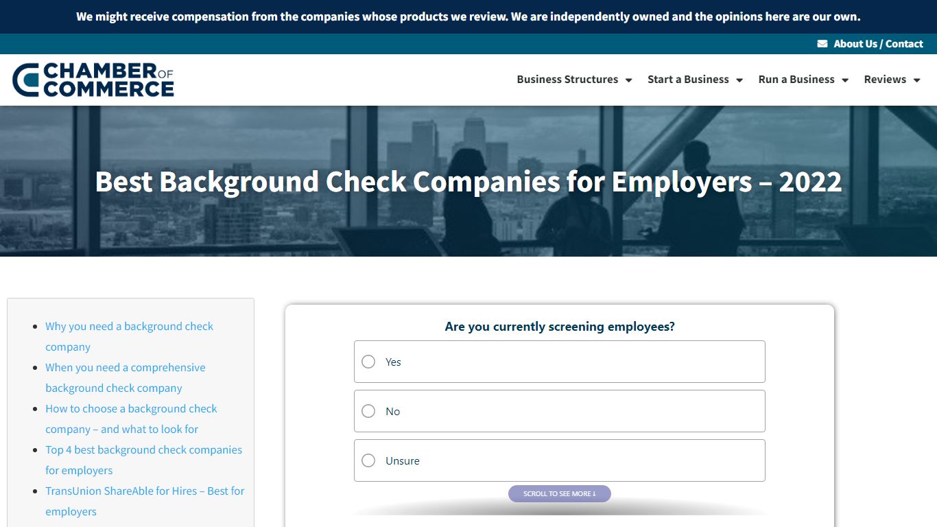 Best Background Check Companies for Employers – 2022